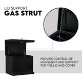 Aluminium Toolbox Ute Tool box Generator Trailer Canopy 620x400x500 - Top-Down View