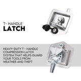 Aluminium Toolbox Ute Tool box Generator Trailer Canopy 620x400x500 - 45-Degree Angle