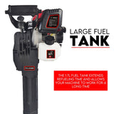 2 Stroke Petrol Demolition Jackhammer Concrete Tile Breaker 52cc Jack Hammer - 45-Degree Angle