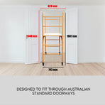 450kg Mobile Scaffold High Work Safety Platform Scaffolding Portable Ladder, image 6
