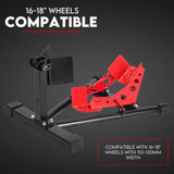 Heavy Duty Motorcycle Motorbike Stand Front Wheel Chock Trailer Transport - 45-Degree Angle