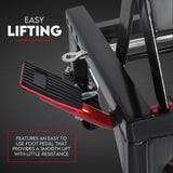 Motorcycle Scissor Lift Stand w/ castors 136KG Motorbike Working Bench Jack - Front View