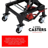 Motorcycle Scissor Lift Stand 136kg Hydraulic Motorbike Lifter Dirt Bike Jack