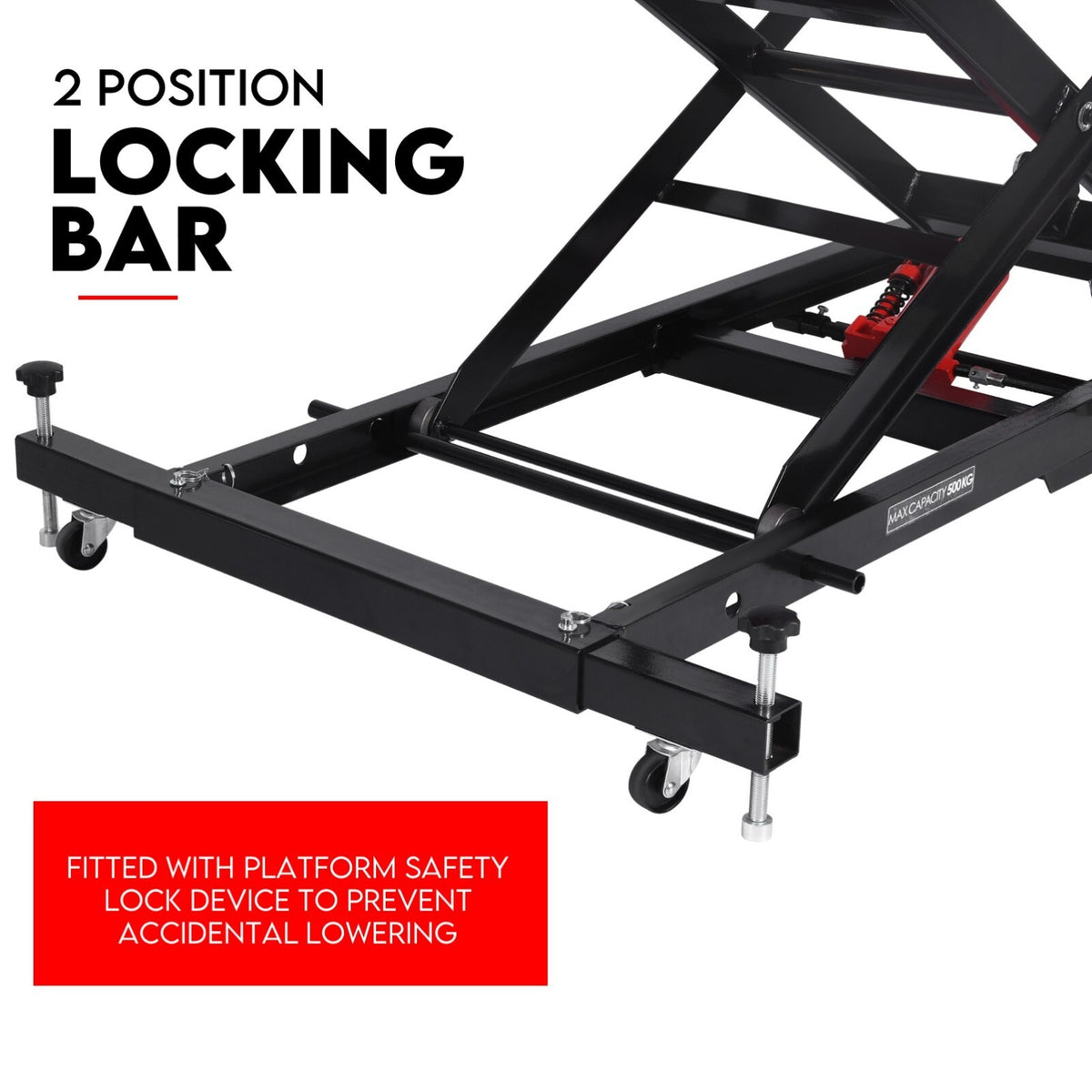 Motorcycle Lift 500kg Table Hydraulic Bike Jack Mechanic Stand Hoist Lifter