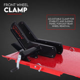 Motorcycle Lift 500kg Table Hydraulic Bike Jack Mechanic Stand Hoist Lifter - Close-Up Angle