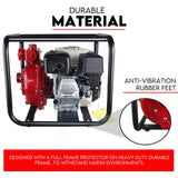 6.5HP Petrol Water Pump Honda GP200 Twin Impeller Irrigation Fire Fighting - 45-Degree Angle