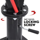 900kg Swivel Hydraulic Crane Hoist Jack UTE Trailer Truck Winch Pick up Lift - 45-Degree Angle