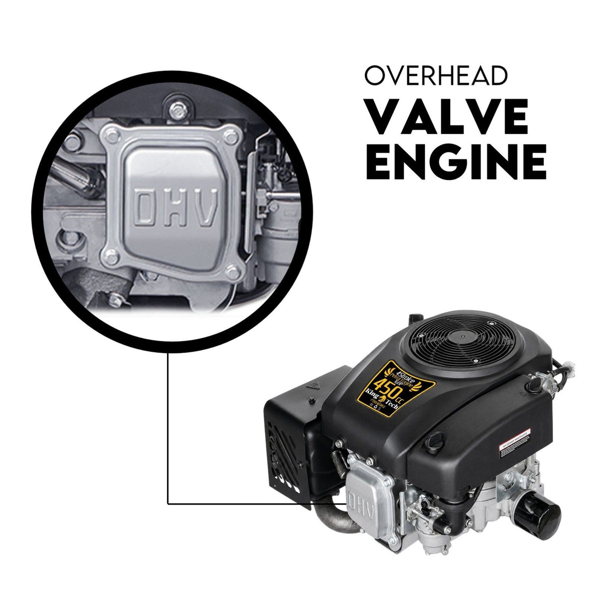 16HP Vertical Shaft Lawn Mower Engine Petrol 4 Stroke Ride on Motor OHV