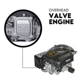 16HP Vertical Shaft Lawn Mower Engine Petrol 4 Stroke Ride on Motor - Low Angle
