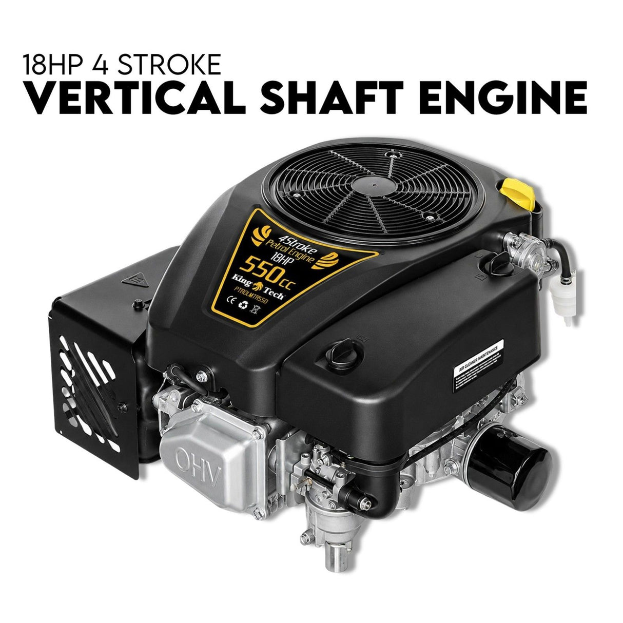 18HP Vertical Shaft Lawn Mower Engine Petrol Motor 4 Stroke OHV Ride On