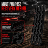 2x 10 Ton 4WD Car Recovery Tracks Sand Mud Snow Traction Boards Off-Road Device Mat