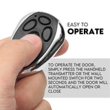 Automatic Roller Door Opener Garage Powerful 1200N Motor Garage 22m² Rolling AU - Top-Down View