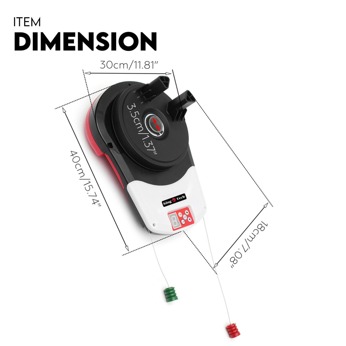 Automatic Roller Door Opener Garage Powerful 1200N Motor Garage 22m2; Rolling AU