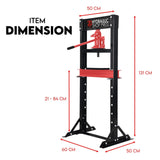 20 Ton Hydraulic Shop Press Workshop Jack Stand Bending Tool - Low Angle