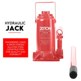 20 Ton Hydraulic Shop Press Workshop Jack Stand Bending Tool - Top-Down View
