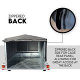 Box Cage Trailer Cover Canvas Tarp for 7x4 600mm High Cage Premium Quality 2 ft - 45-Degree Angle