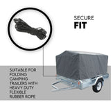 Box Cage Trailer Cover Canvas Tarp for 7x4 600mm High Cage Premium Quality 2 ft