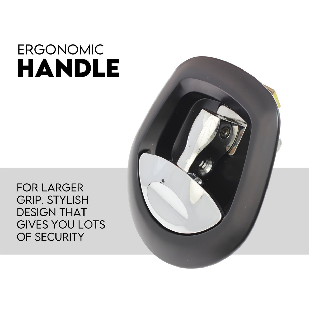 Whale Tail T Handle Lock Latch Compression Lock Trailer Toolbox Black Chrome