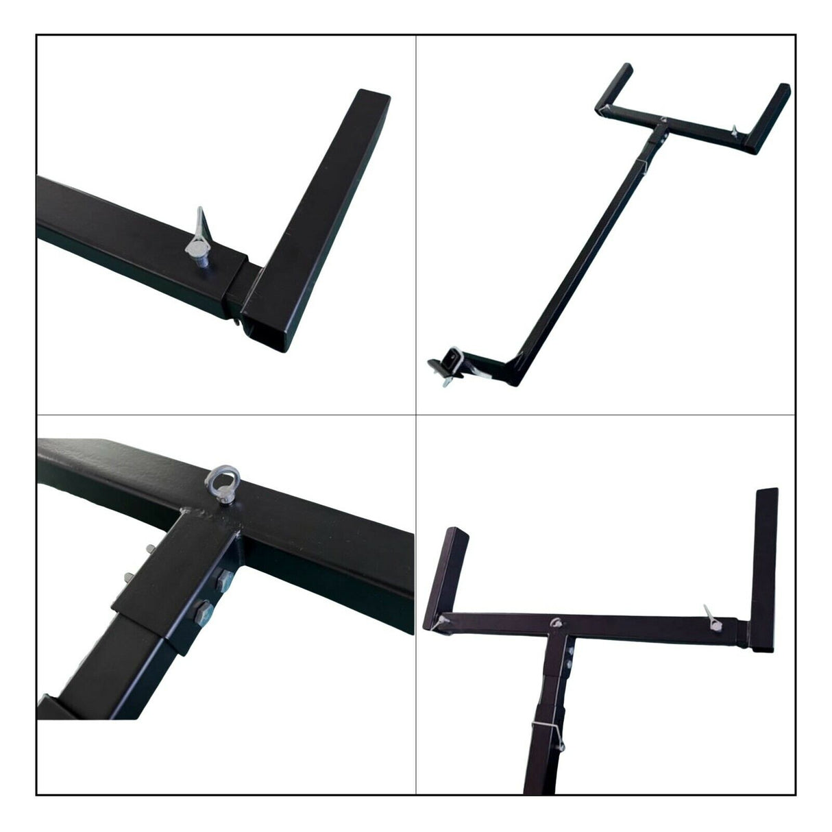 Tow Bar Hitch Mount Ladder Roof Rack Bar Extension Timber Kayak