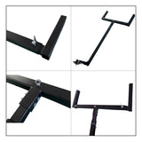 Tow Bar Hitch Mount Ladder Roof Rack Bar Extension Timber Kayak - Side View