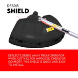 4 STROKE Whipper Snipper Straight Shaft Line Trimmer 31CC Pole Brush Cutter - Close-Up Angle