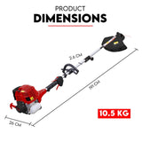 4 STROKE Whipper Snipper Straight Shaft Line Trimmer 31CC Pole Brush Cutter - Extra Image