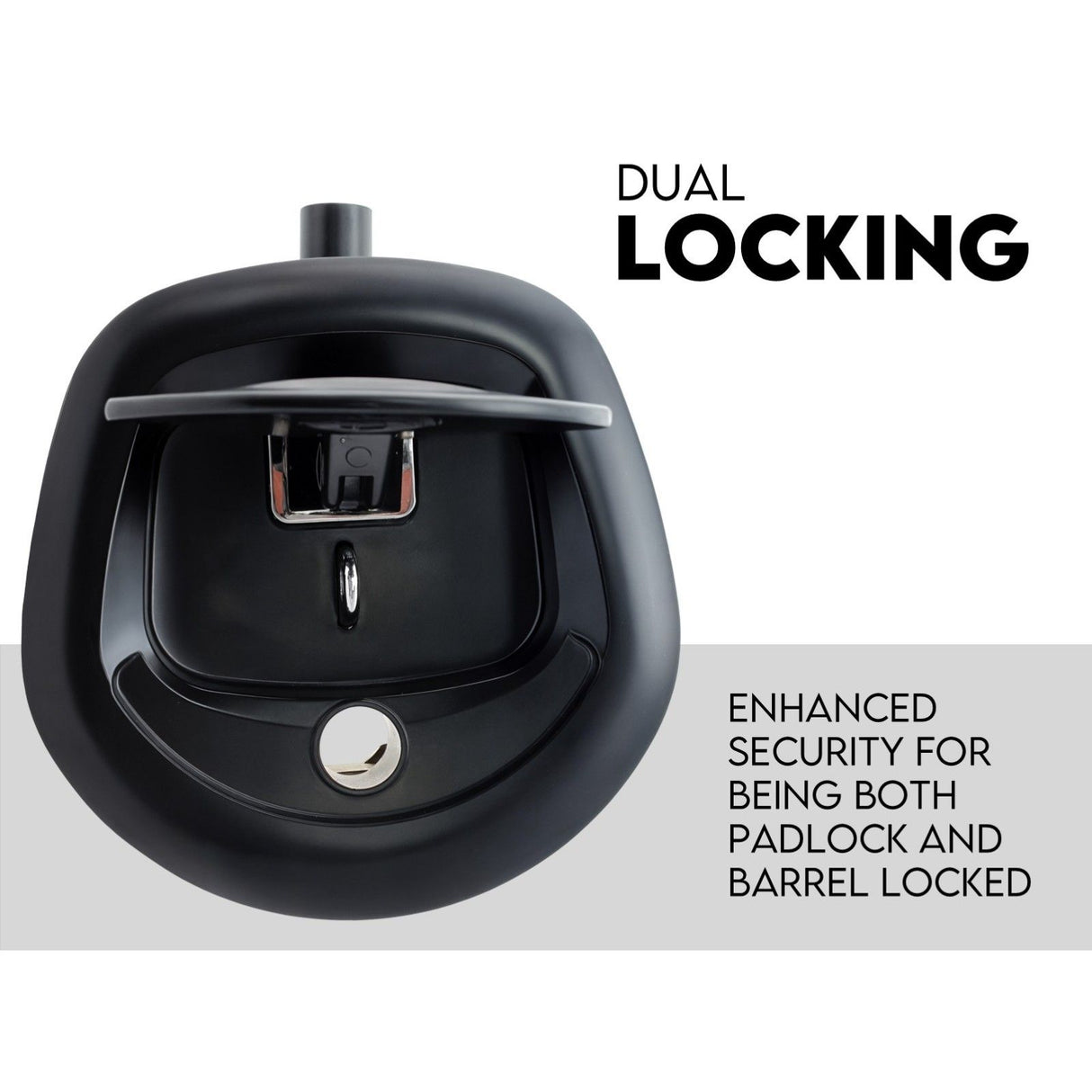 Black Whale Tail T Handle Lock Latch Compression Lock Trailer Ute Toolbox