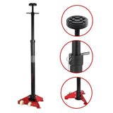 Under Hoist Stand 1650lbs 3/4Ton Movable Pole Jack Heavy Duty Support Car Lift - Front View
