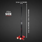 Under Hoist Stand 1650lbs 3/4Ton Movable Pole Jack Heavy Duty Support Car Lift - Side View