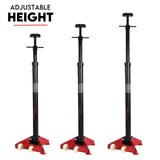 Under Hoist Stand 1650lbs 3/4Ton Movable Pole Jack Heavy Duty Support Car Lift - 45-Degree Angle