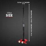 HIGH UNDER CAR SUPPORT STAND TALL AXLE JACK SUPPORT UNDER HOIST STAND LIFTER RAM - Side View