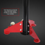 HIGH UNDER CAR SUPPORT STAND TALL AXLE JACK SUPPORT UNDER HOIST STAND LIFTER RAM - Top-Down View