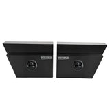 600mm Pair of Under Tray Tool Box Aluminium Undertray Underbody Toolbox Black