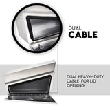 750mm Pair of Undertray Toolbox Aluminium Under Tray Underbody Tool Box Flat UTE - 45-Degree Angle
