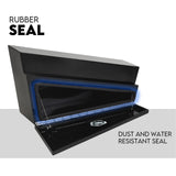 Under Tray Tool Box Underbody Pair Set 900mm Black Steel - Top-Down View