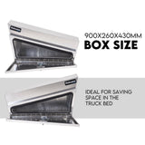Under Tray Tool Underbody Pair Set 900mm Aluminium - Front View