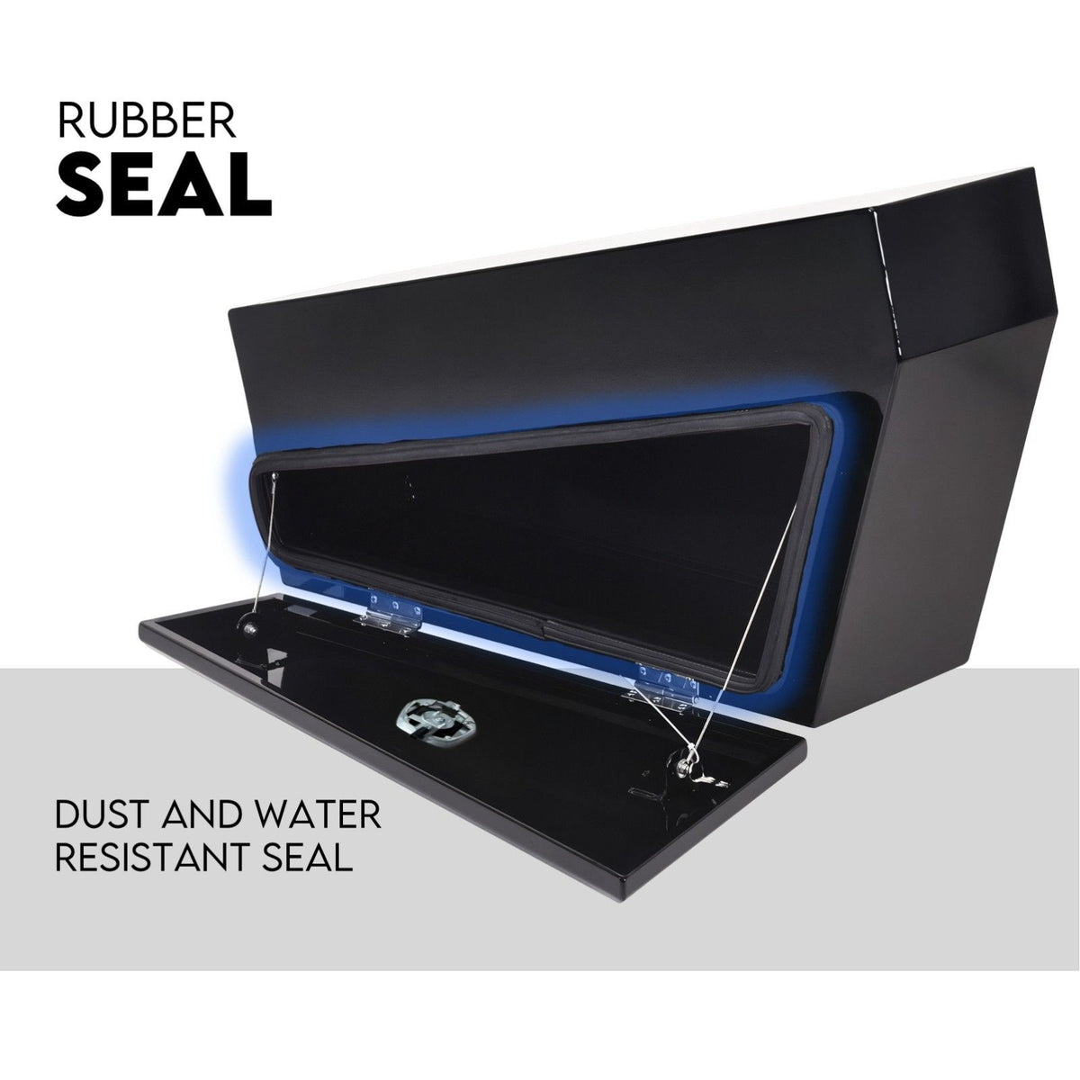 750mm Pair of Under Tray Undertray Tool Box Steel Underbody Toolbox