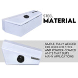 750mm Pair Set Under Tray Ute Tool Box Storage Truck Trailer Underbody Toolbox - Front View