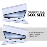 750mm Pair Set Under Tray Ute Tool Box Storage Truck Trailer Underbody Toolbox - Side View