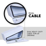 750mm Pair Set Under Tray Ute Tool Box Storage Truck Trailer Underbody Toolbox - 45-Degree Angle