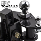 800lbs Weight Distribution Hitch System Load Leveller Caravan Anti Sway Bars - Low Angle