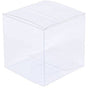 100 Pack of 9cm Sqaured Cube Gift Box -  Product Showcase Clear Plastic Shop Display Storage Packaging Box
