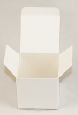 10 Pack of White 8x8x8cm Square Cube Card Gift Box - Folding Packaging Small rectangle/square Boxes for Wedding Jewelry Gift Party Favor Model Candy