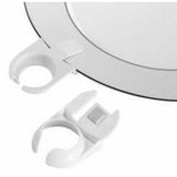 75mm White Wine Glass Plate Clips - Set of 10 for Effortless Buffet Enjoyment - Perfect Party Accessory