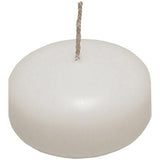 Set of 20 White Floating Candles - 4cm Diameter - Ideal for Weddings and Parties - Side View