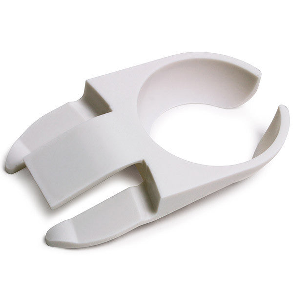 20-Pack White Wine Glass Plate Clips - 75mm Buffet Accessories for Effortless Entertaining