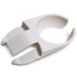 20-Pack White Wine Glass Plate Clips - 75mm Buffet Accessories for Effortless Entertaining