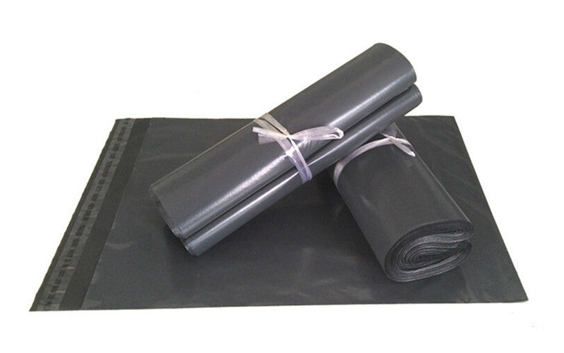 25 Pack - 400x300 mm GREY POLYMAILERS - Self-Sealing Plastic Courier Bags for Shipping and Mailing