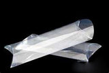50 Count Clear PVC Pillow Gift Boxes - Perfect for Weddings, Jewelry, and Party Favors - Top-Down View