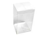 50-Pack of Clear Plastic Cube Boxes - 22x14.5cm Exhibition Gift Display Storage Solutions - Top-Down View
